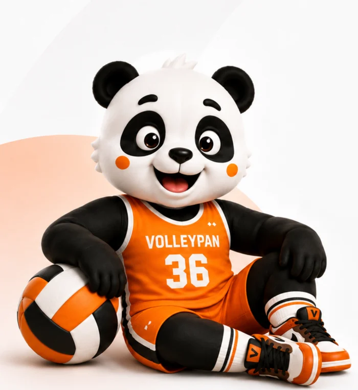 VolleyPan mascot